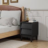 Bellemave® 2 - Set Nightstands Features Vintage - style and Bevel Design - Bellemave